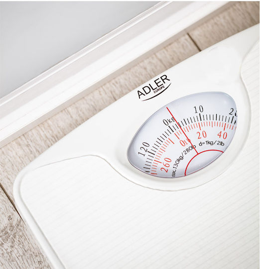 Adler Mechanical Bathroom Scale White AD 8151