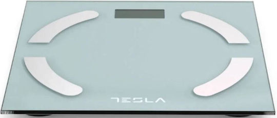 Tesla Ψηφιακή Ζυγαριά 180kg Λευκή Transparent BS301WX