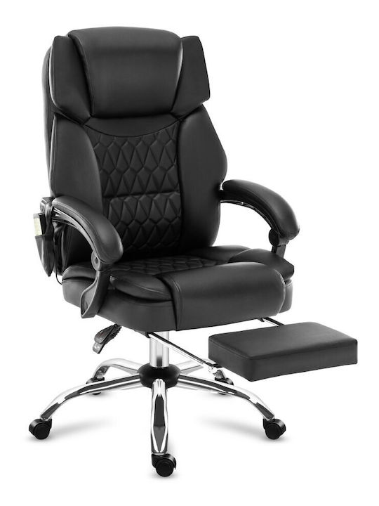 Stuhl Büro mit Armen Boss Schwarz Mark Adler