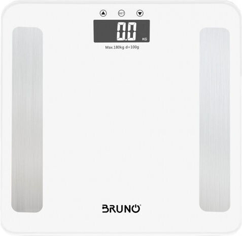 Bruno Digital Bathroom Scale with Body Fat Counter White BRN-0057