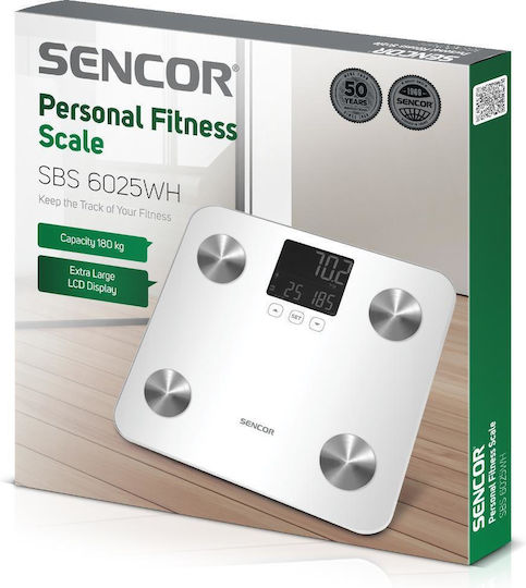 Sencor Digital Cantar in culoare Alb SBS 6025WH