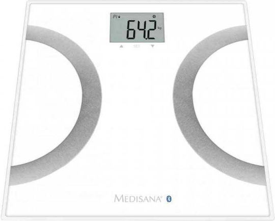 Medisana BS 445 Bluetooth Connect Smart Bathroom Scale with Body Fat Counter White
