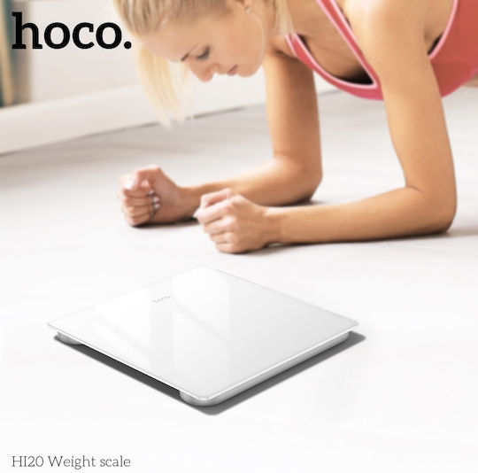 Hoco Ψηφιακή Ζυγαριά 150kg Λευκή 302564