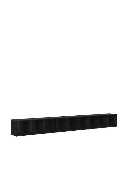 Wohnzimmer TV-Einheit Schrank Schwarz