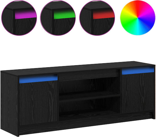 Έπιπλο TV Επιδαπέδιο με Φωτισμό Led 139.5x34x50εκ. Έπιπλο TV Επιδαπέδιο με Φωτισμό Led 139.5x34x50εκ.