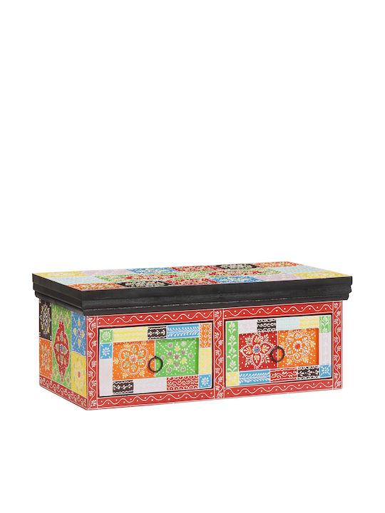 Έπιπλο Τηλεόρασης από Μασίφ Ξύλο Rough Mango Μ60xΠ30xΥ24cm