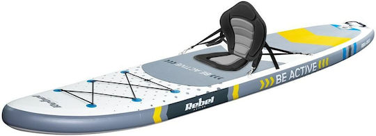 Rebel Active RBA-4500 Надуваема SUP Дъска с Дължина 3.05m Бяла