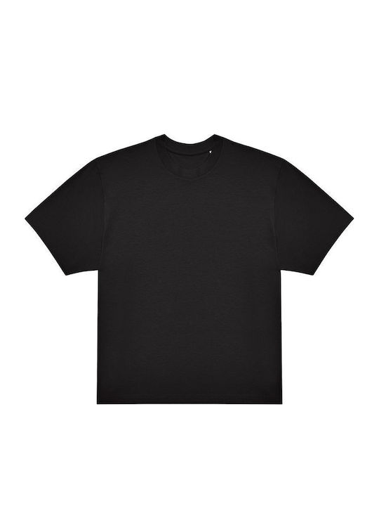 B&C Ανδρικό Διαφημιστικό T-shirt Κοντομάνικο σε Μαύρο Χρώμα
