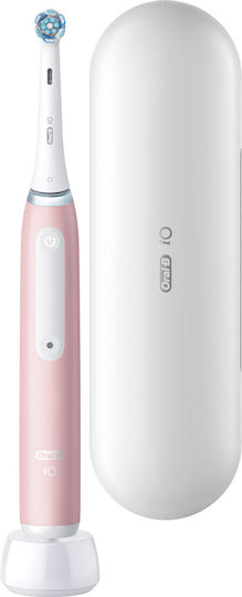 Oral-B iO Series 3 Electric Toothbrush with Pressure Sensor and Travel Case Pink