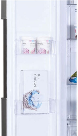 Candy Ψυγείο Ντουλάπα 532lt Total NoFrost Υ177xΠ90xΒ66εκ. Inox CHSVN174X