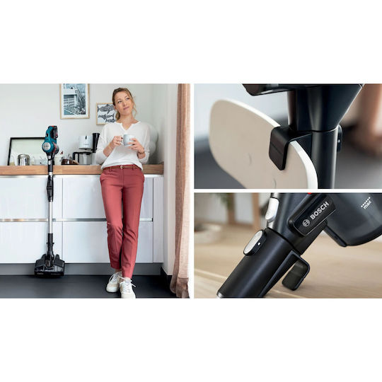 Bosch Unlimited 7 Επαναφορτιζόμενη Σκούπα Stick Μπλε