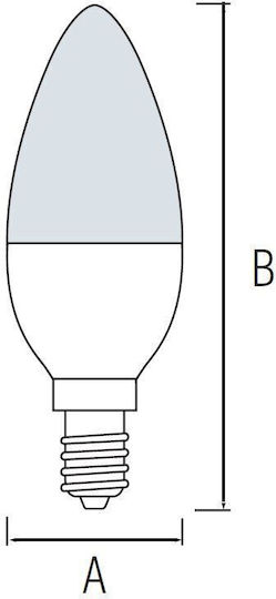 Horoz Electric LED Bulb 10W 110mm for Socket E14 Cool White 1000lm