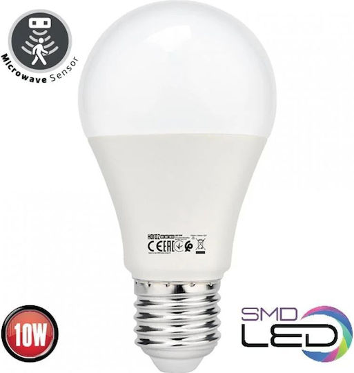Horoz Electric LED Bulb 10W for Socket E27 and Shape A60 Natural White 1032lm