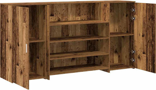 vidaXL Professionelles Büroempfang P200xB50xH103,5cm mit Schrank