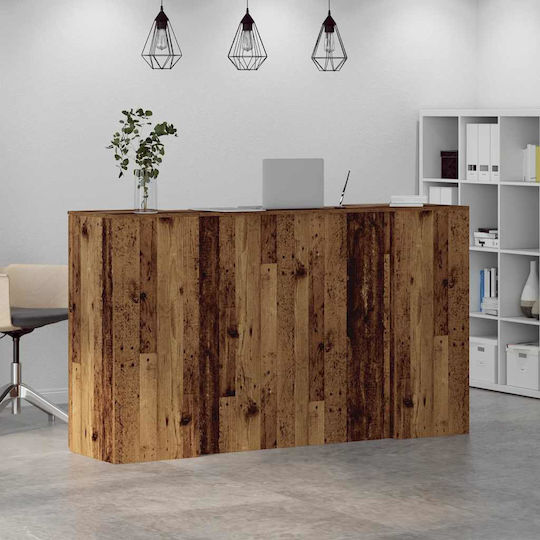 vidaXL Professionelles Büroempfang P180xB50xH103,5cm mit Schrank