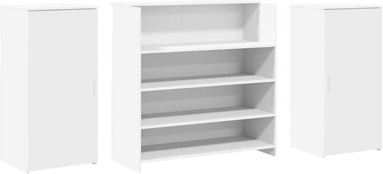 vidaXL Birou Receptie Profesional 200x50x103.5cm Cu Dulap