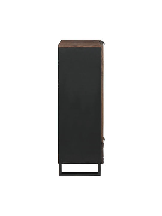 Sideboard made of Solid Wood with Drawers Brown 60x33.5x100cm