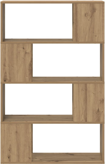 Библиотека Масивен Дъб 80x24x124см