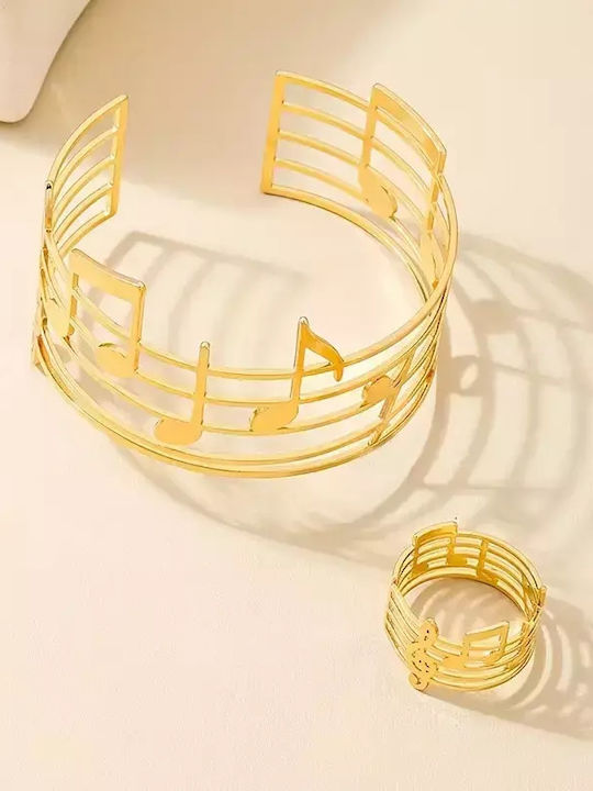 Set Rings Gold Plated