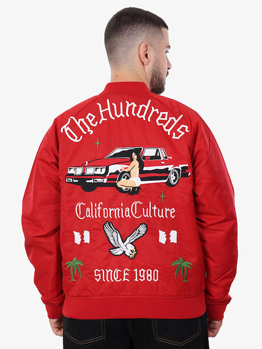 The Hundreds Jacket Red T24F203008