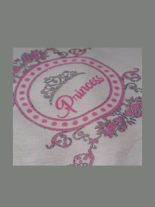 Hooded Baby Bath Towel White Pink