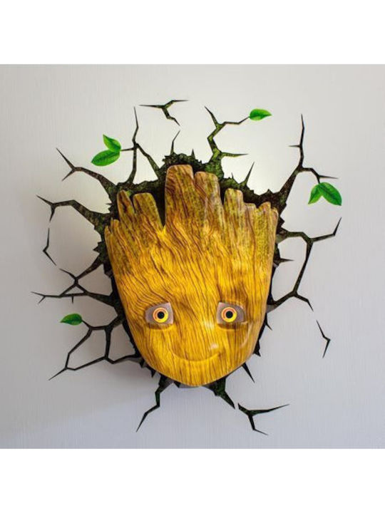 3DLightFX Led Kids Wall Light Baby Groot