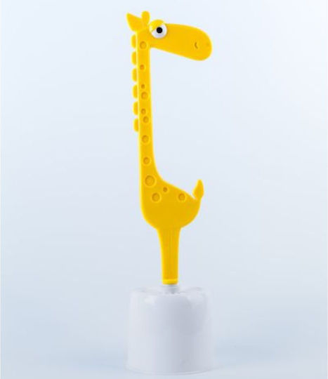 Dhink Plastic Coș de gunoi pentru baie Giraffe