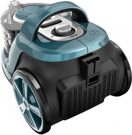 Samus Tornado Eco Power Aspirator 800W cu bol 3lt Turcoaz