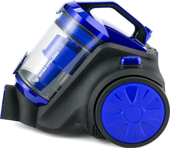Daewoo RCC-120B Ηλεκτρική Σκούπα 800W με Κάδο 1.5lt Μπλε