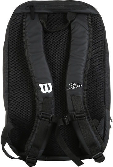 Wilson Bela DNA Super Tour Τσάντα Πλάτης Padel 2 Ρακετών Μαύρη