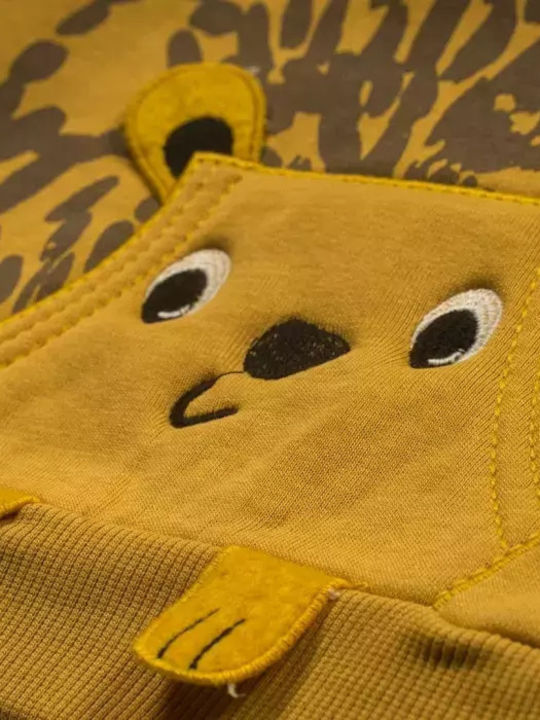 Kids Sweatpants Set Yellow 2pcs