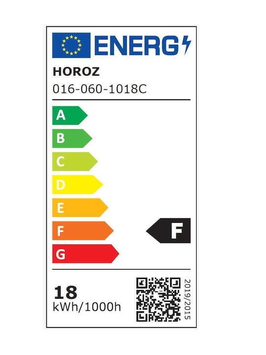 Horoz Electric Rotund Încastrat Panou LED Putere 18W cu Alb Rece Lumini