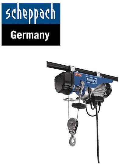 Scheppach Lifting & Pulling Equipment for Weight Load up to 125kg Black