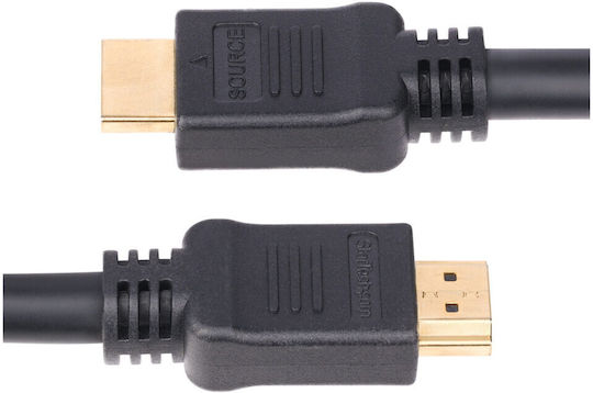 StarTech HDMI 2.0 Premium High Speed 4K 60Hz HDR Cable HDMI male - HDMI male 10m Μαύρο