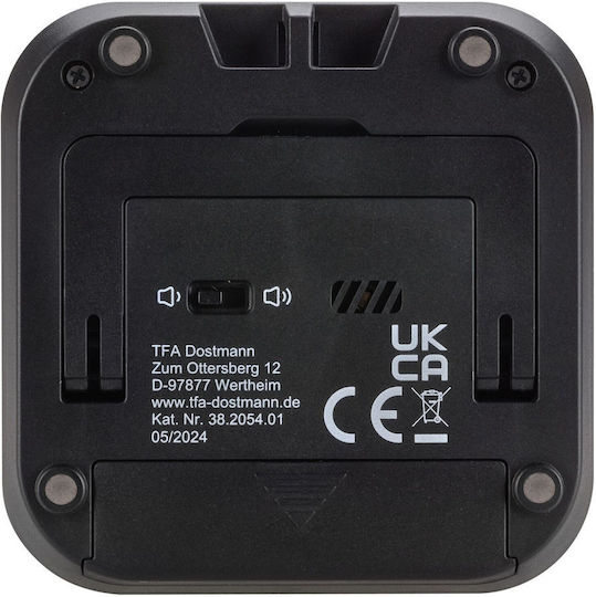 TFA Timer Tabletop Digital Clock Black 38.2054.01
