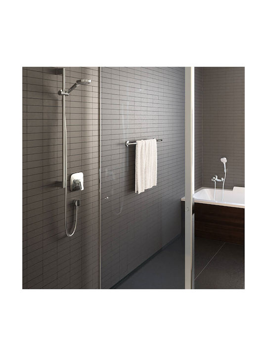 Hansgrohe Logis Μίκτης Μπαταρίας Εντοιχισμού Ντουζιέρας 1 Εξόδου Chrome