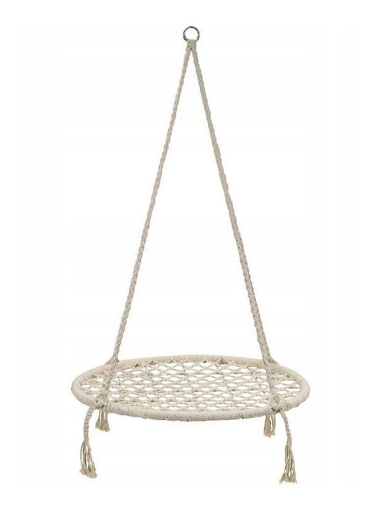 Texty Fabric Swing Gray with 150kg Maximum Weight Capacity L82xW82xH82cm
