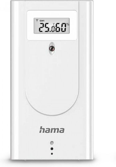 HAMA 00222228 Wireless Stație meteorologică Digital De masă Alb