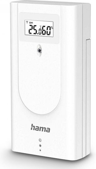 HAMA 00222228 Wireless Stație meteorologică Digital De masă Alb