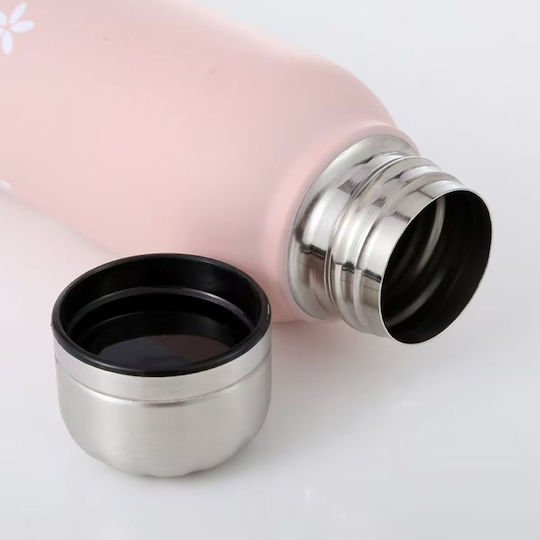 Uncle George Stainless steel BPA Free Bottle Thermos Stainless Steel BPA Free 500ml Pink