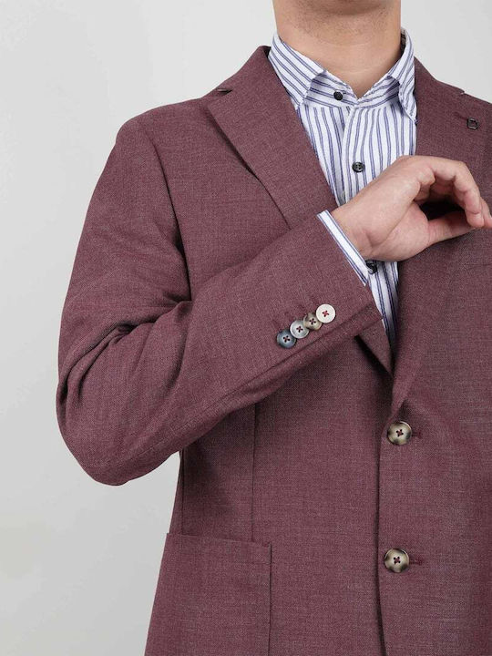 Herrenanzugsjacke Burgundisch
