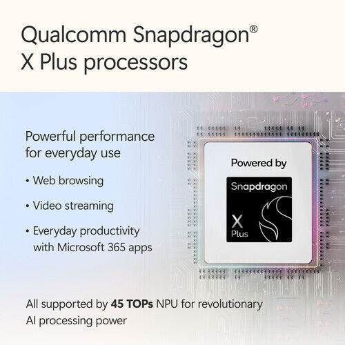 Microsoft Laptop Copilot+PC 13.8" FHD (Snapdragon-X Plus/8GB/512GB SSD/W11 Home) Violet (US Keyboard)