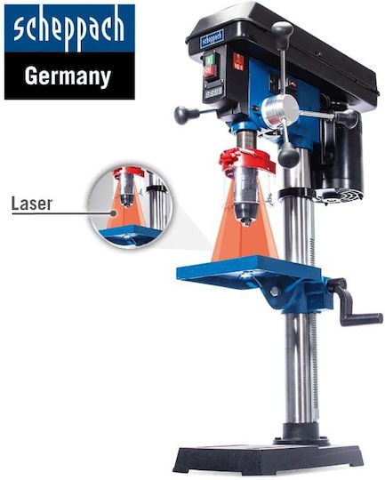 Scheppach Benchtop Drill Press 550W 16mm DP19VARIO with Power 550 Watt