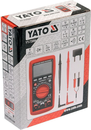 Yato Digital Multimeter with AC / DC / Resistance / Capacitance / Temperature Measurement YT-73084