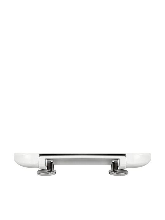 EVIOP Bakelite Soft Close Toilet Seat White 35cm