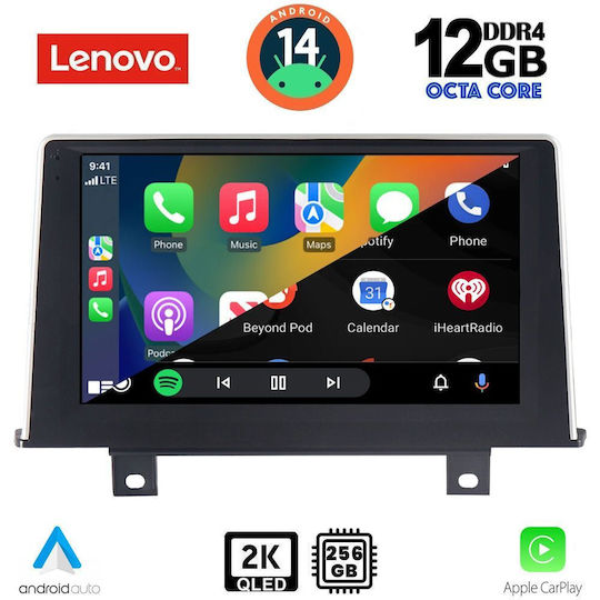 Lenovo Car Audio System for BMW Series 1 / X1 / X3 / X4 2011-2016 (Bluetooth/USB/WiFi/GPS/Apple-Carplay/Android-Auto) with Touch Screen 9"