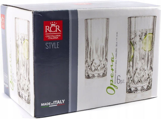 RCR Set of Glasses Water made of Glass 350ml 6pcs