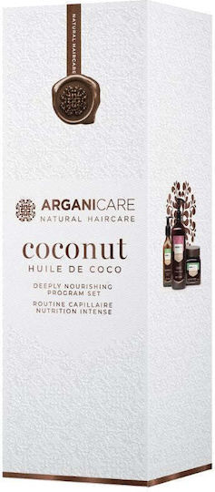 Arganicare Trio Seturi Pentru Par Reconstrucție Și Hrană Pentru Păr Uscat Cu Șampon Mască Și Ulei