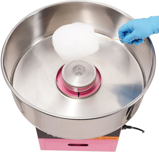 Professional Cotton Candy Machine 1000 W Capacity 6 Pcs Min Stainless Steel 518x518x485 Mm