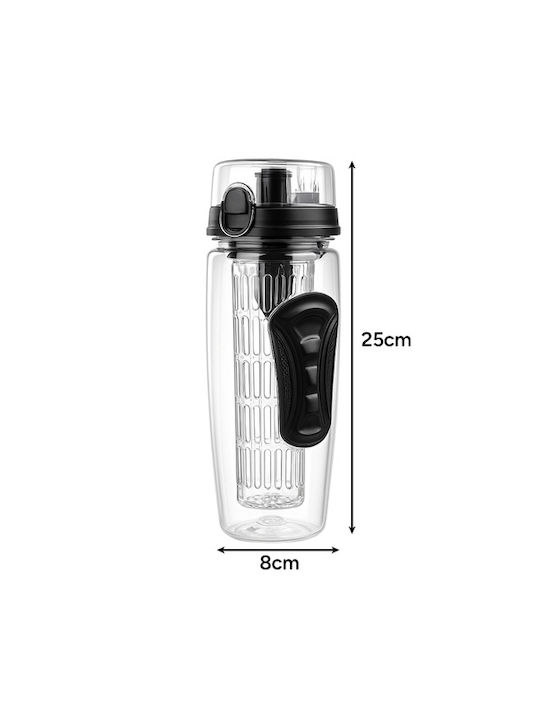 Wasserflasche Trizand 1l Fruchtbehälter Hülle Luftventil